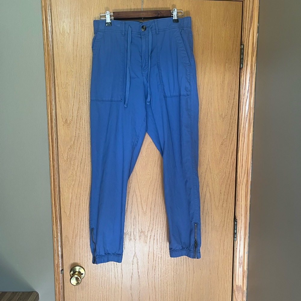 Sonoma Blue Cropped Pants Relaxed Fit